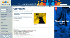Desktop Screenshot of convocarte.com