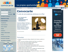 Tablet Screenshot of convocarte.com